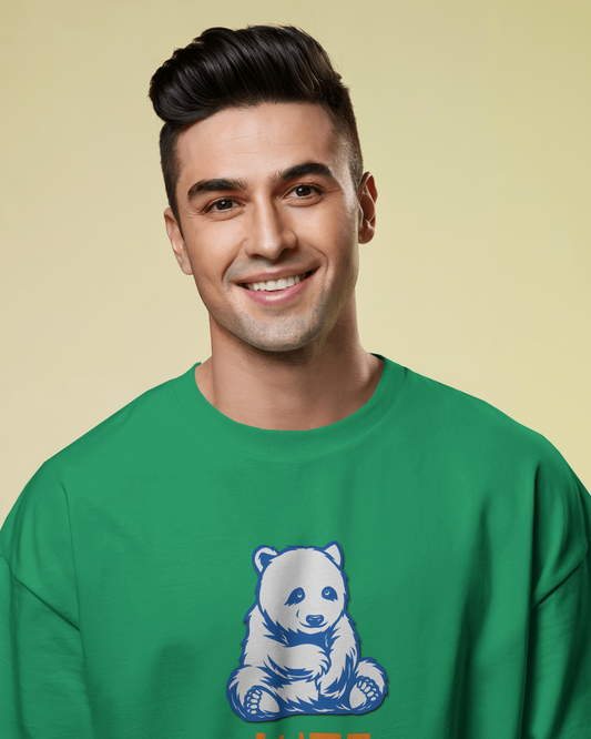 Cozy & Cute – Oversized Bear Cub Tee