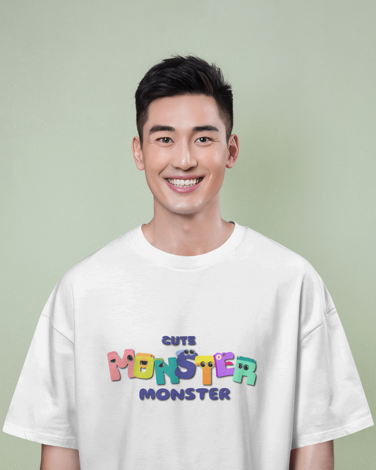 Cute Monster Energy in Oversized Comfort – Playful Tee