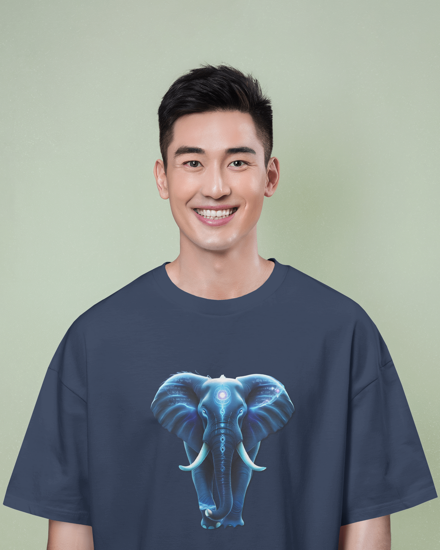 Oversized French Terry – Elephant Majesty Tee