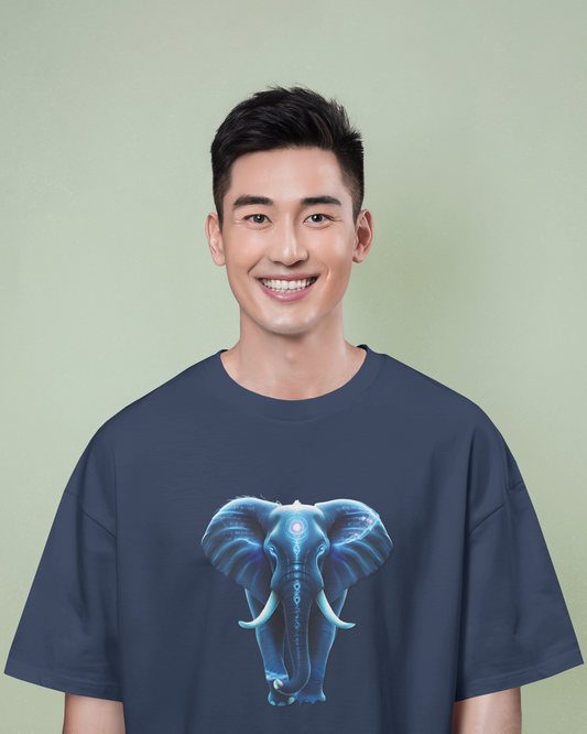 Oversized French Terry – Elephant Majesty Tee
