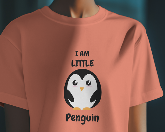 Ultra-Smooth Comfort – Premium Cotton Cute Penguin Tee