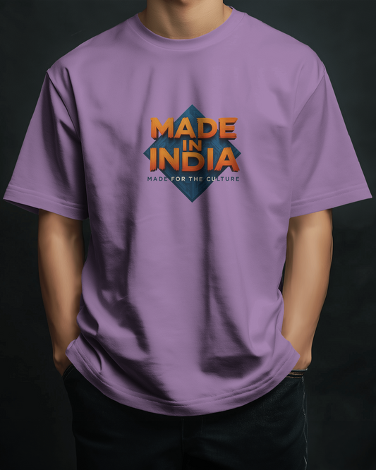 Earth & Thread | MADE IN INDIA 100% Cotton Regular Fit T-Shirt - Premium 180 GSM Patriotic Cultural Tee
