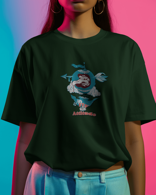 Earth & Thread | Attitude 100% Cotton Regular Fit T-Shirt - Premium 180 GSM Bold Expressive Graphic Tee