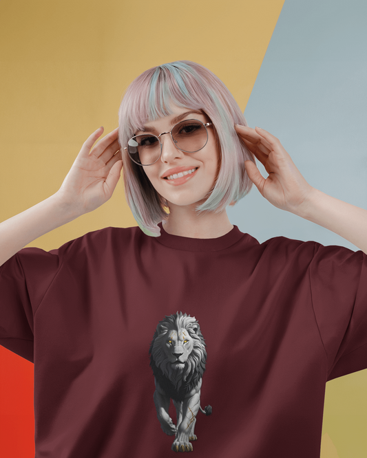 Oversized French Terry – The King’s Roar Tee