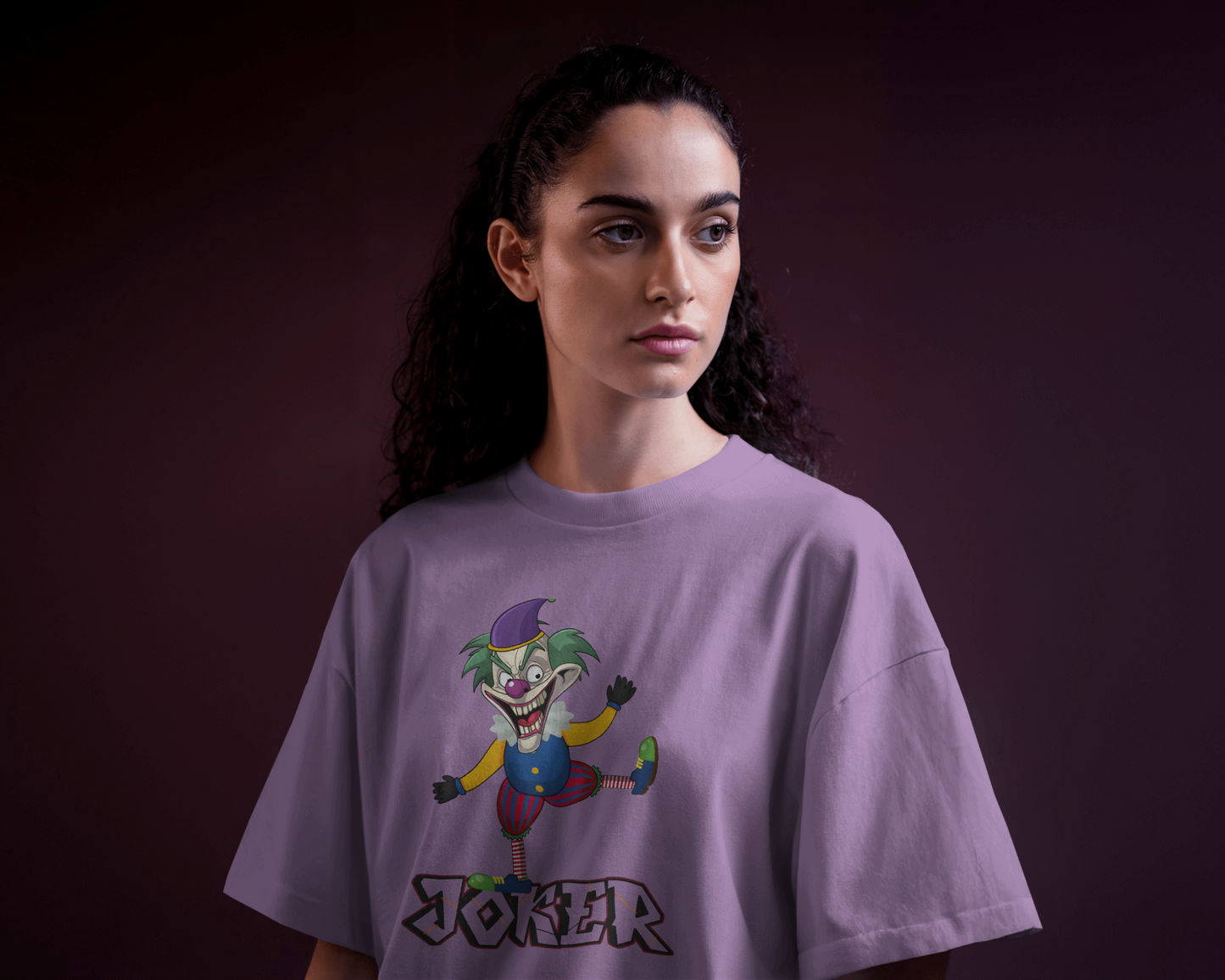 Unleash Your Inner Joker in Oversized Comfort – Joker Tee