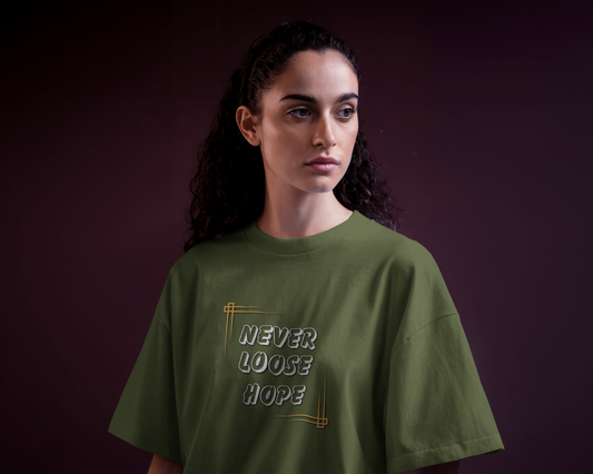 Oversized French Terry – Never Lose Hope Tee