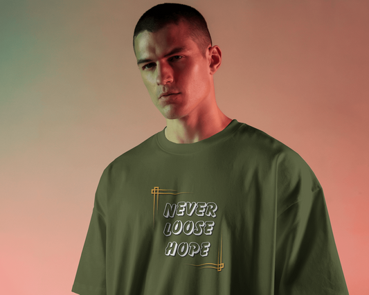 Oversized French Terry – Never Lose Hope Tee