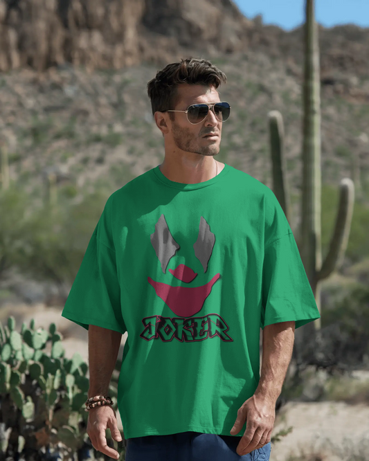 Joker Energy in Oversized Comfort – Statement Tee