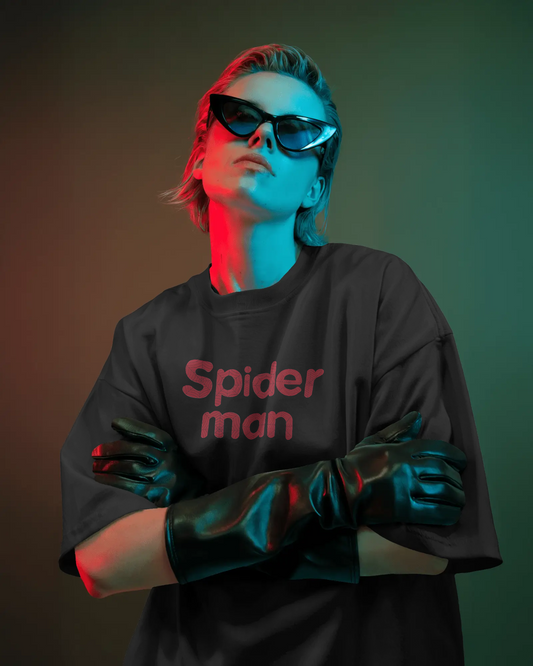 Swing into Oversized Comfort – Web Slinger Tee