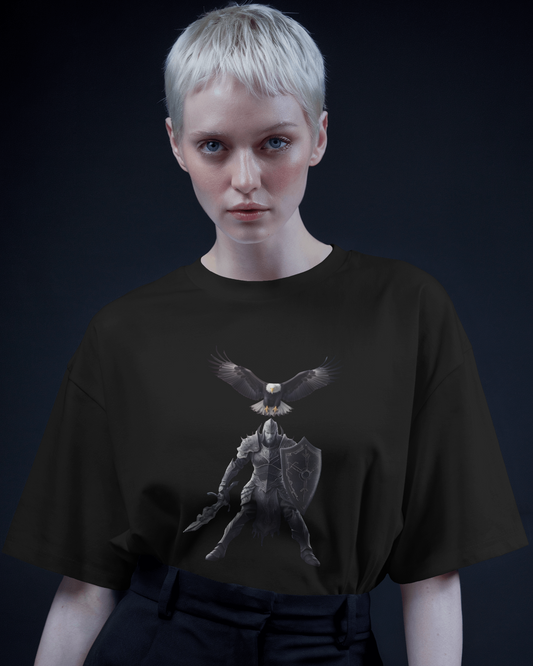 Oversized French Terry – Shadow Warrior Tee