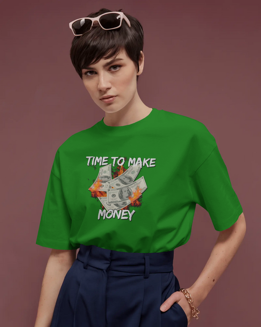 Hustle in Ultra-Smooth Comfort – Time to Make Money Tee