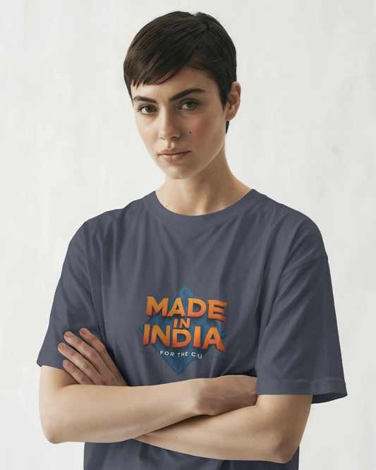 Earth & Thread | MADE IN INDIA 100% Cotton Regular Fit T-Shirt - Premium 180 GSM Patriotic Cultural Tee