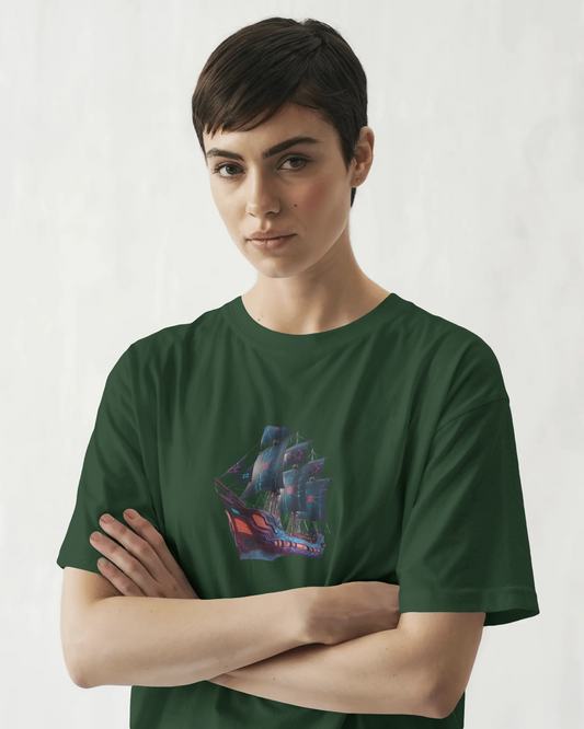 Premium Cotton T-Shirt – Ocean Voyager Edition