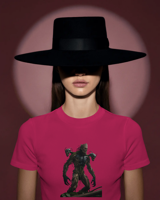 Earth & Thread | Cyber Creature 100% Cotton Regular Fit T-Shirt - Premium 180 GSM Sci-Fi Graphic Tee