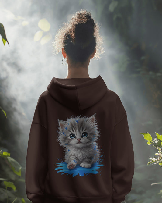 Oversized Hoodie – Black Eagle Lightning Edition