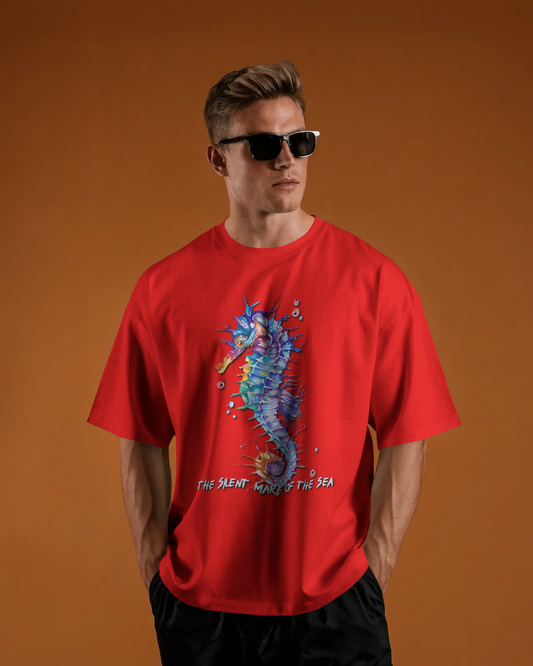 Elegance in Motion – Ultra-Smooth Seahorse Tee