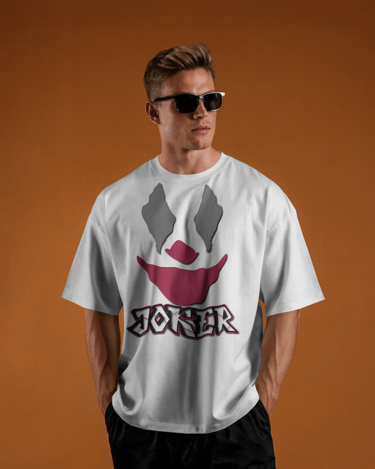 Joker Energy in Oversized Comfort – Statement Tee