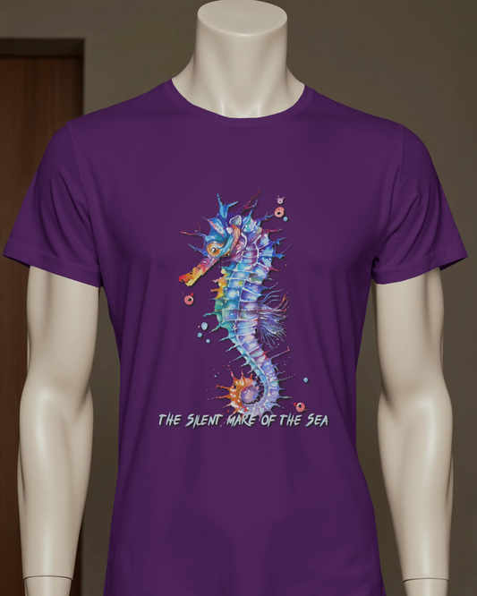 Elegance in Motion – Ultra-Smooth Seahorse Tee