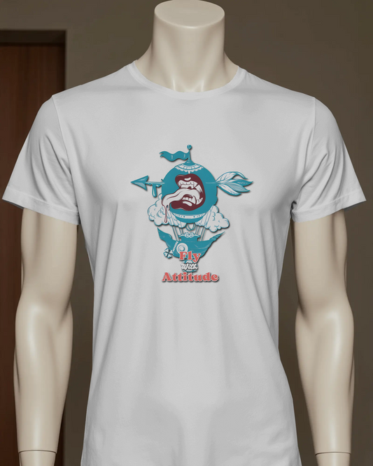 Earth & Thread | Attitude 100% Cotton Regular Fit T-Shirt - Premium 180 GSM Bold Expressive Graphic Tee
