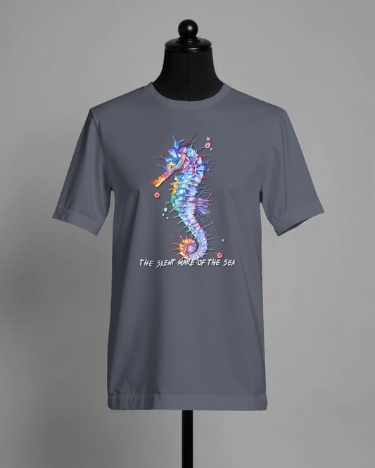Elegance in Motion – Ultra-Smooth Seahorse Tee