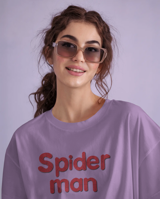 Swing into Oversized Comfort – Web Slinger Tee