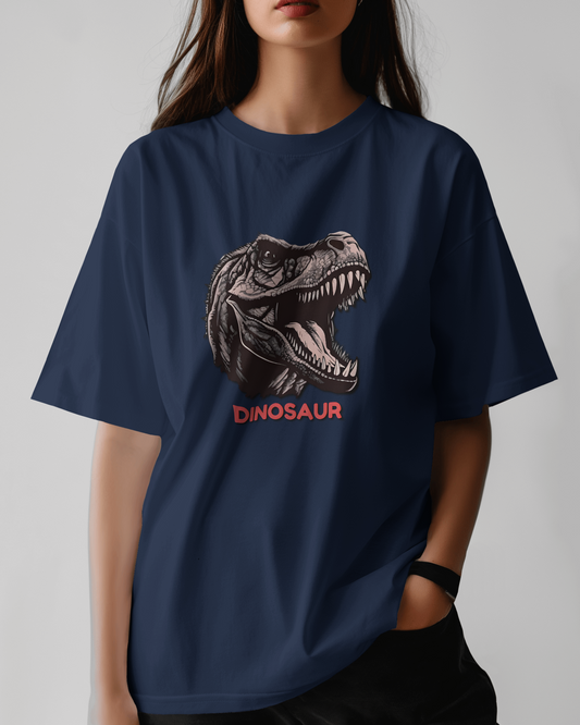 Oversized French Terry – Roaring T-Rex Tee