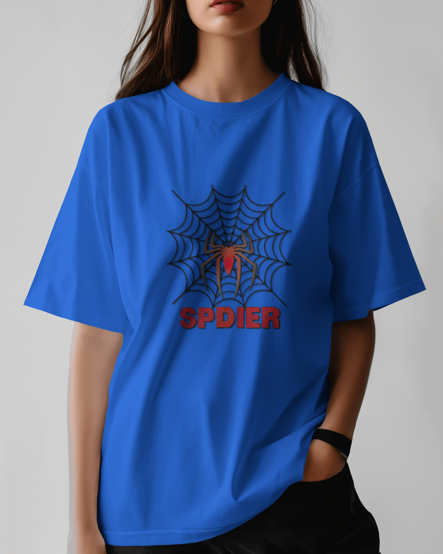 Spin Webs in Oversized Comfort – Bold Spider Tee