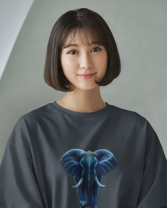 Oversized French Terry – Elephant Majesty Tee
