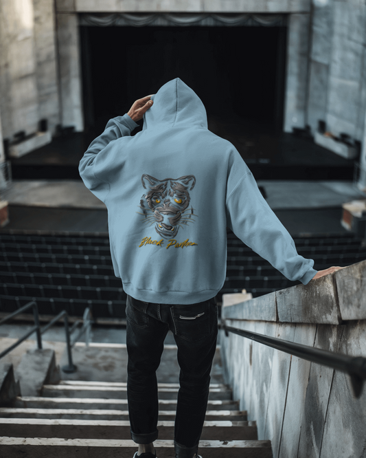 Fierce Comfort in Oversized Style – Black Panther Hoodie