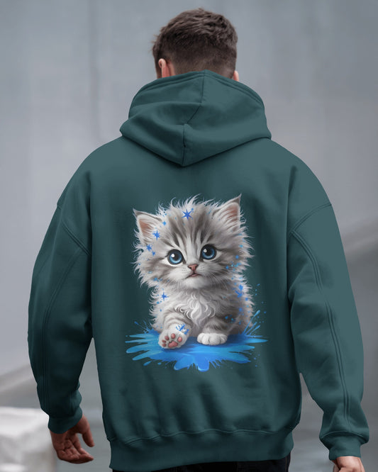 Oversized Hoodie – Black Eagle Lightning Edition