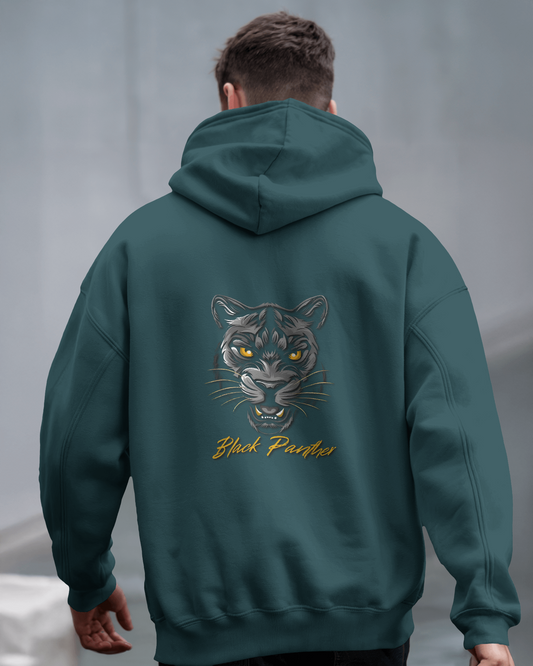 Fierce Comfort in Oversized Style – Black Panther Hoodie