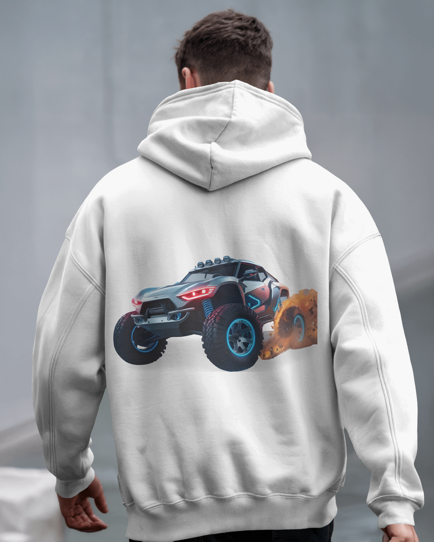 Oversized Hoodie – Speed Racer Toy Car Edition