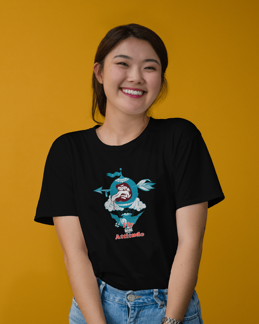 Earth & Thread | Attitude 100% Cotton Regular Fit T-Shirt - Premium 180 GSM Bold Expressive Graphic Tee