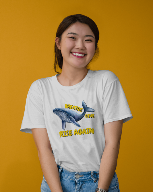 Dive into Ultimate Comfort – Ultra-Smooth Whale Tee