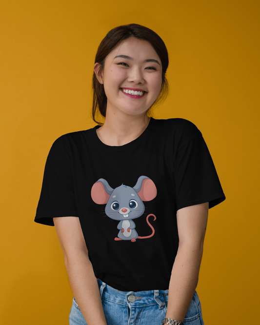 Style & Ultra-Smooth Comfort – Cute Mouse Tee