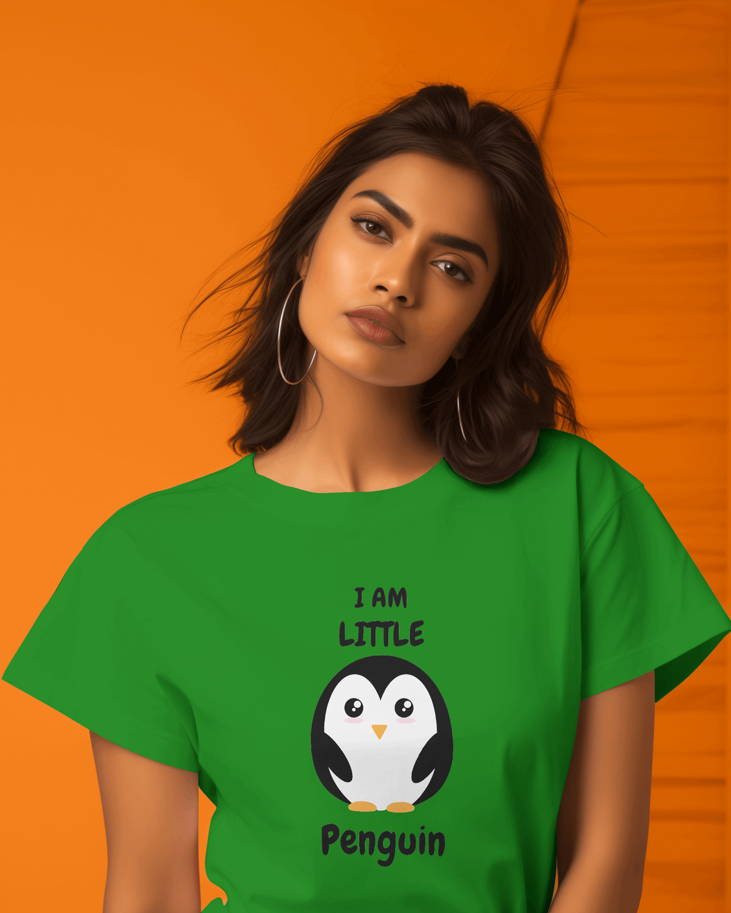 Ultra-Smooth Comfort – Premium Cotton Cute Penguin Tee