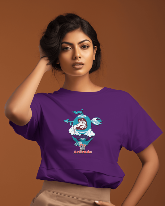 Earth & Thread | Attitude 100% Cotton Regular Fit T-Shirt - Premium 180 GSM Bold Expressive Graphic Tee
