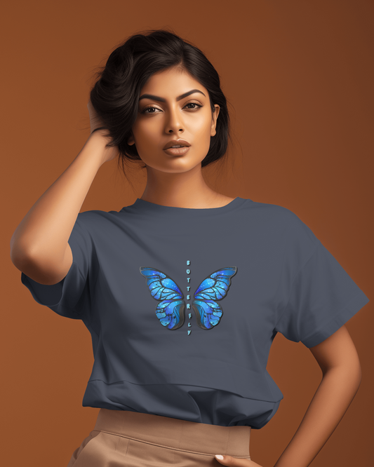 Grace in Motion – Ultra-Smooth Butterfly Tee