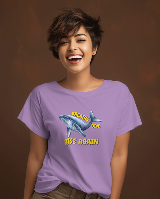 Dive into Ultimate Comfort – Ultra-Smooth Whale Tee