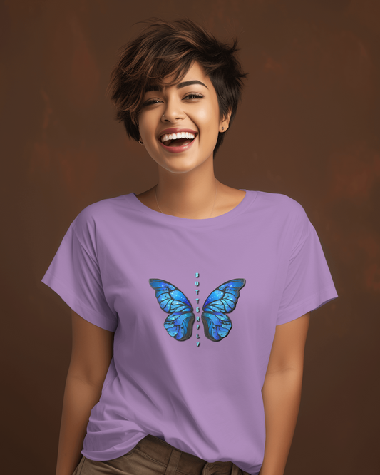 Grace in Motion – Ultra-Smooth Butterfly Tee
