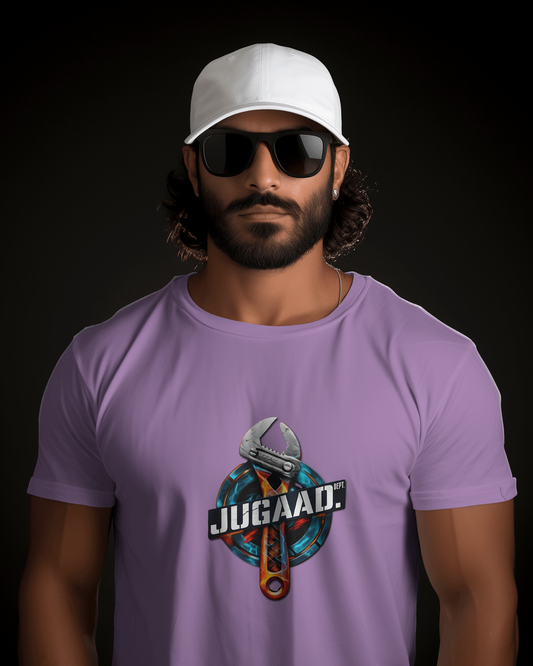 Earth & Thread | JUGAAD. 100% Cotton Regular Fit T-Shirt - Premium Ingenuity Graphic Tee