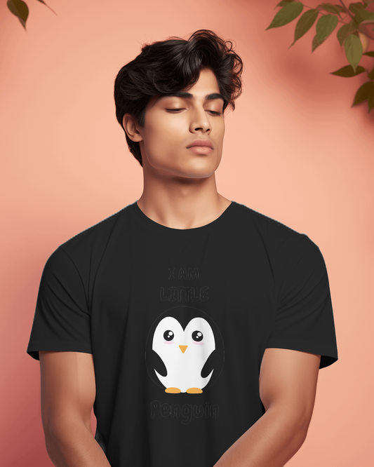 Ultra-Smooth Comfort – Premium Cotton Cute Penguin Tee