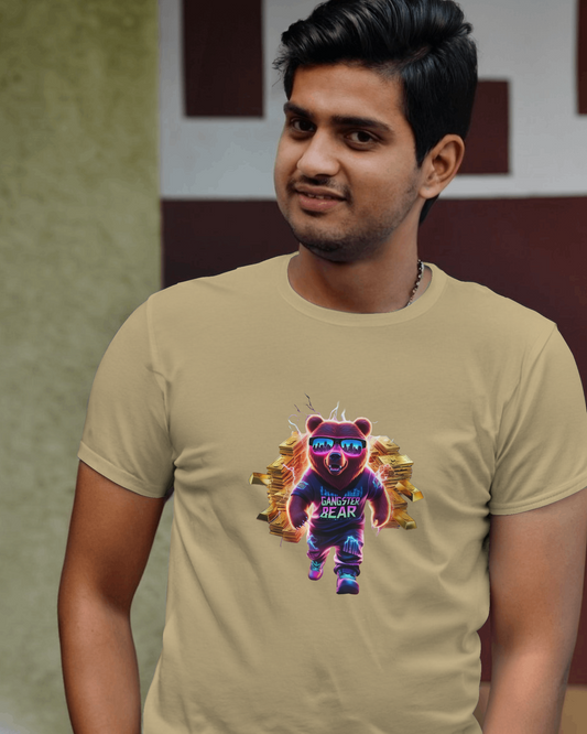Premium Cotton T-Shirt – Throne of Gold Edition