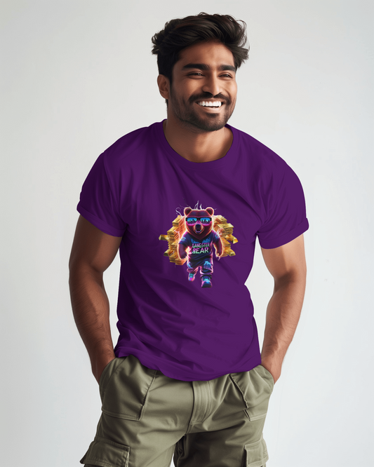 Premium Cotton T-Shirt – Throne of Gold Edition