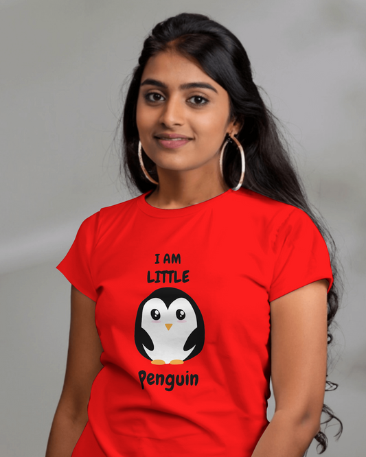 Ultra-Smooth Comfort – Premium Cotton Cute Penguin Tee