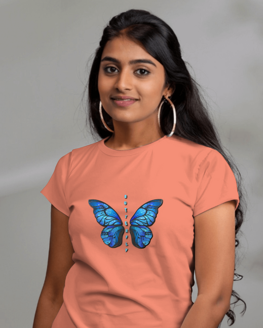 Grace in Motion – Ultra-Smooth Butterfly Tee