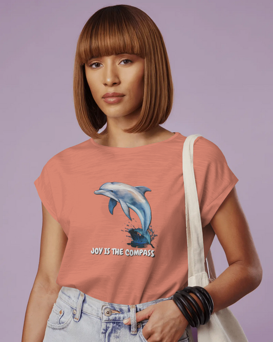Glide into Comfort – Ultra-Smooth Dolphin Tee