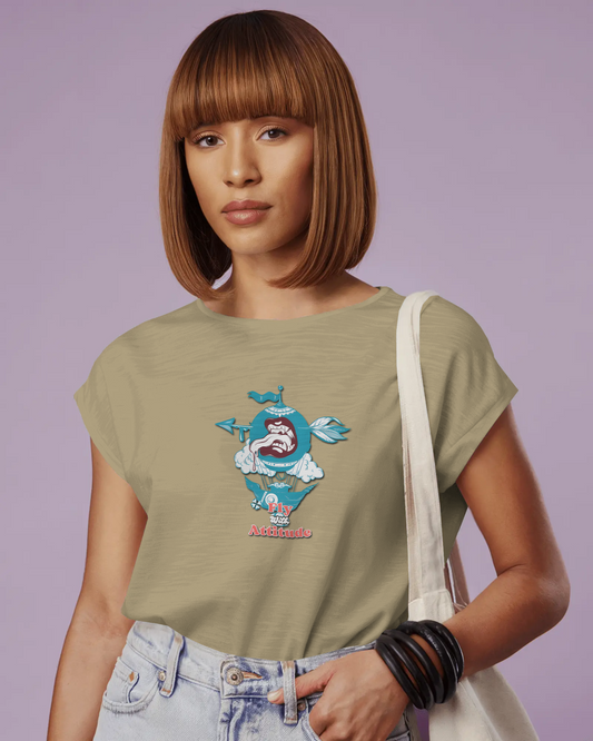 Earth & Thread | Attitude 100% Cotton Regular Fit T-Shirt - Premium 180 GSM Bold Expressive Graphic Tee