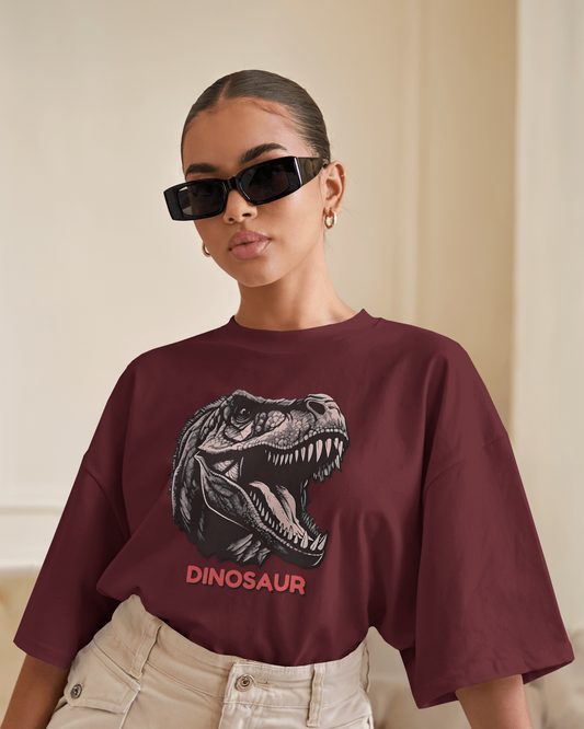 Oversized French Terry – Roaring T-Rex Tee
