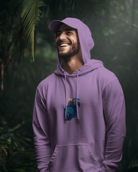 Oversized Hoodie – Blue Parrot Freedom Edition